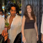 Ahaan Panday wins hearts as he makes sure Aneet Padda gets safely into her car; netizens praise his chivalry: PICS | Hindi Movie News