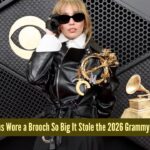 Move over diamonds – Miley Cyrus’ giant brooch dominates the 2026 Grammys